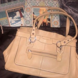 coach leather handbag